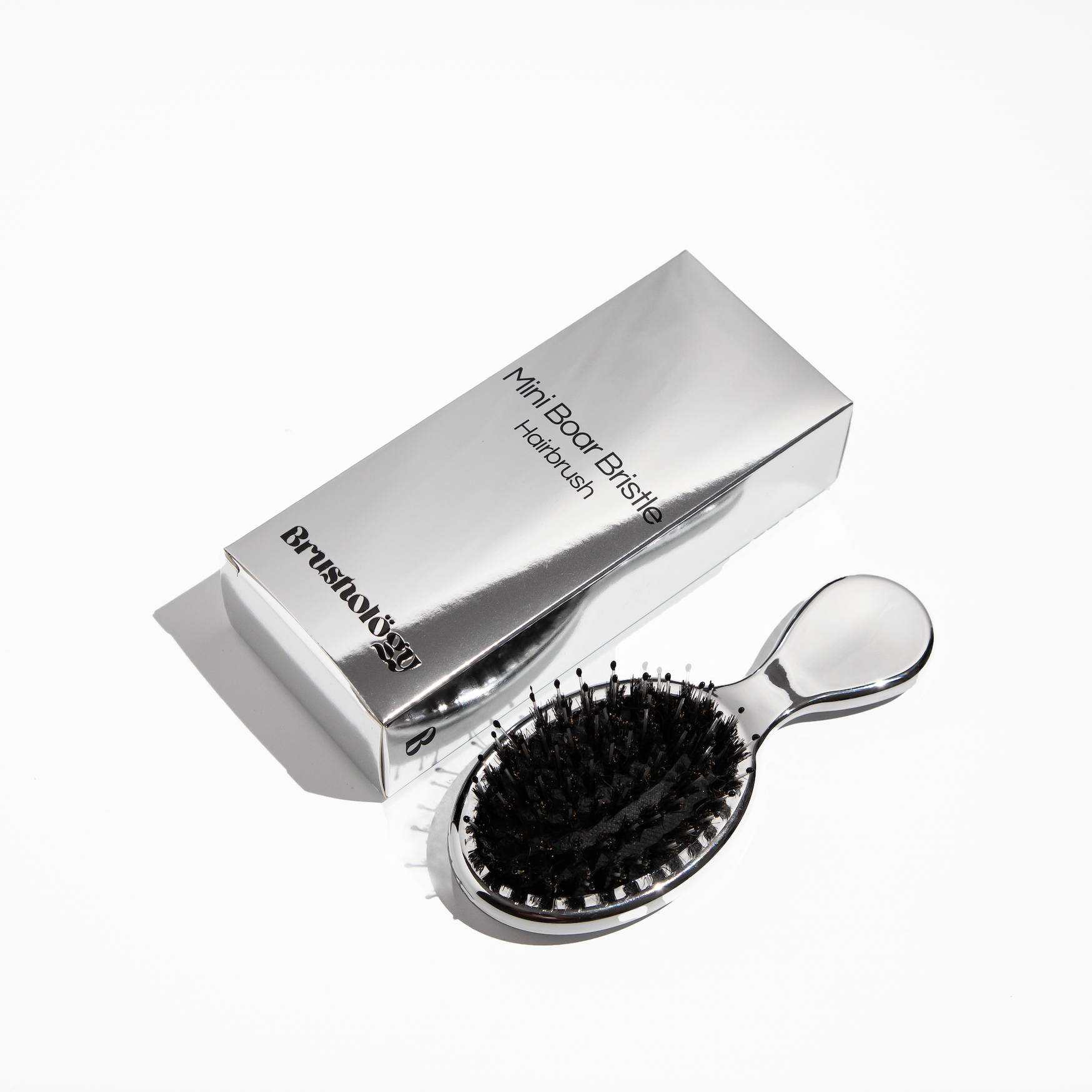 Mini Boar Bristle Hairbrush