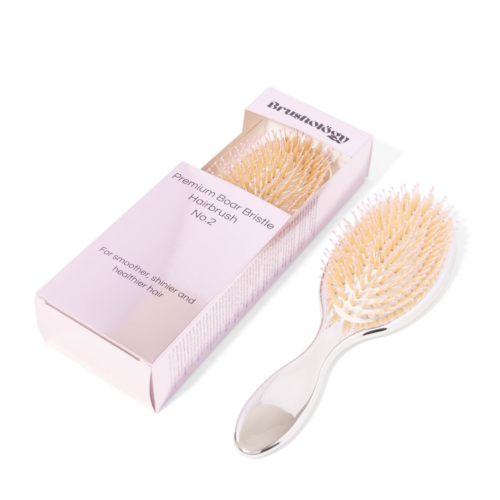 Premium Boar Bristle Hairbrush No.2