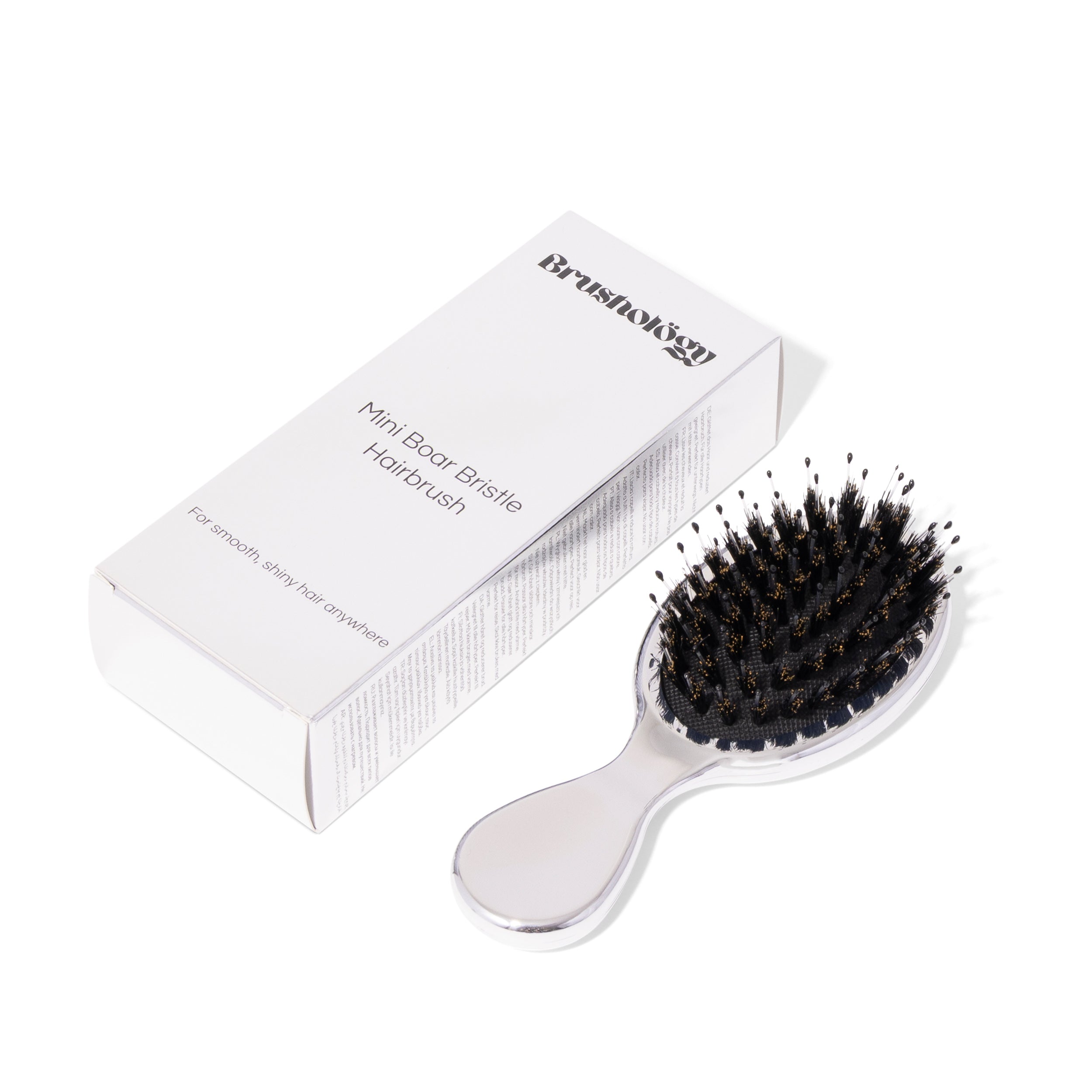 Mini Boar Bristle Hairbrush