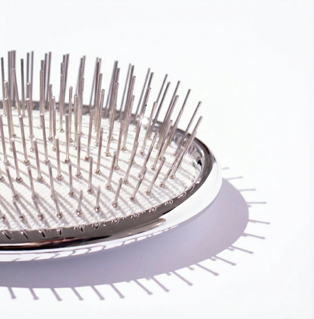 Metal Pin Hairbrush
