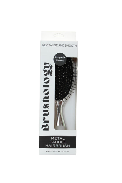 Metal Pin Paddle Hairbrush