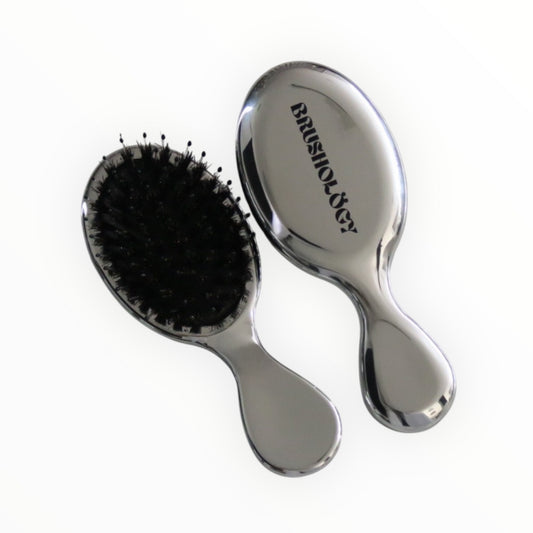 Mini Boar Bristle Hairbrush