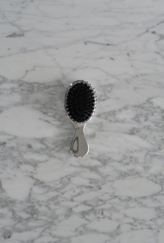 Mini Boar Bristle Hairbrush