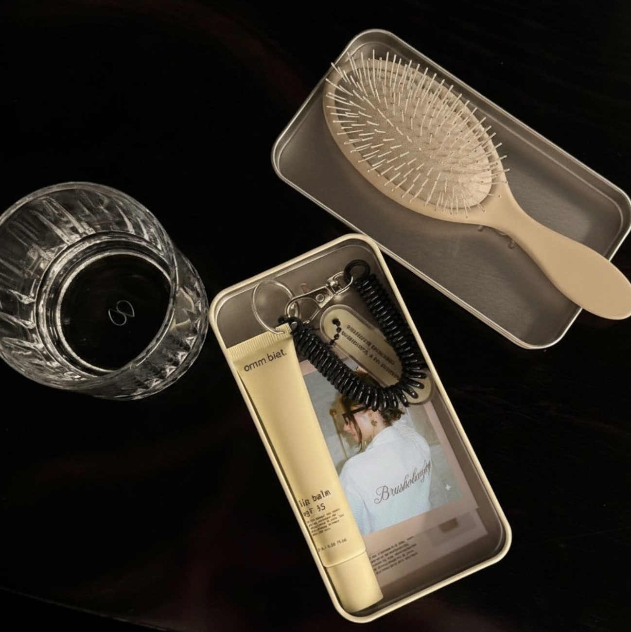 Beige Paddle Detangler Hairbrush