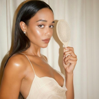 Beige Wet Detangler Hairbrush