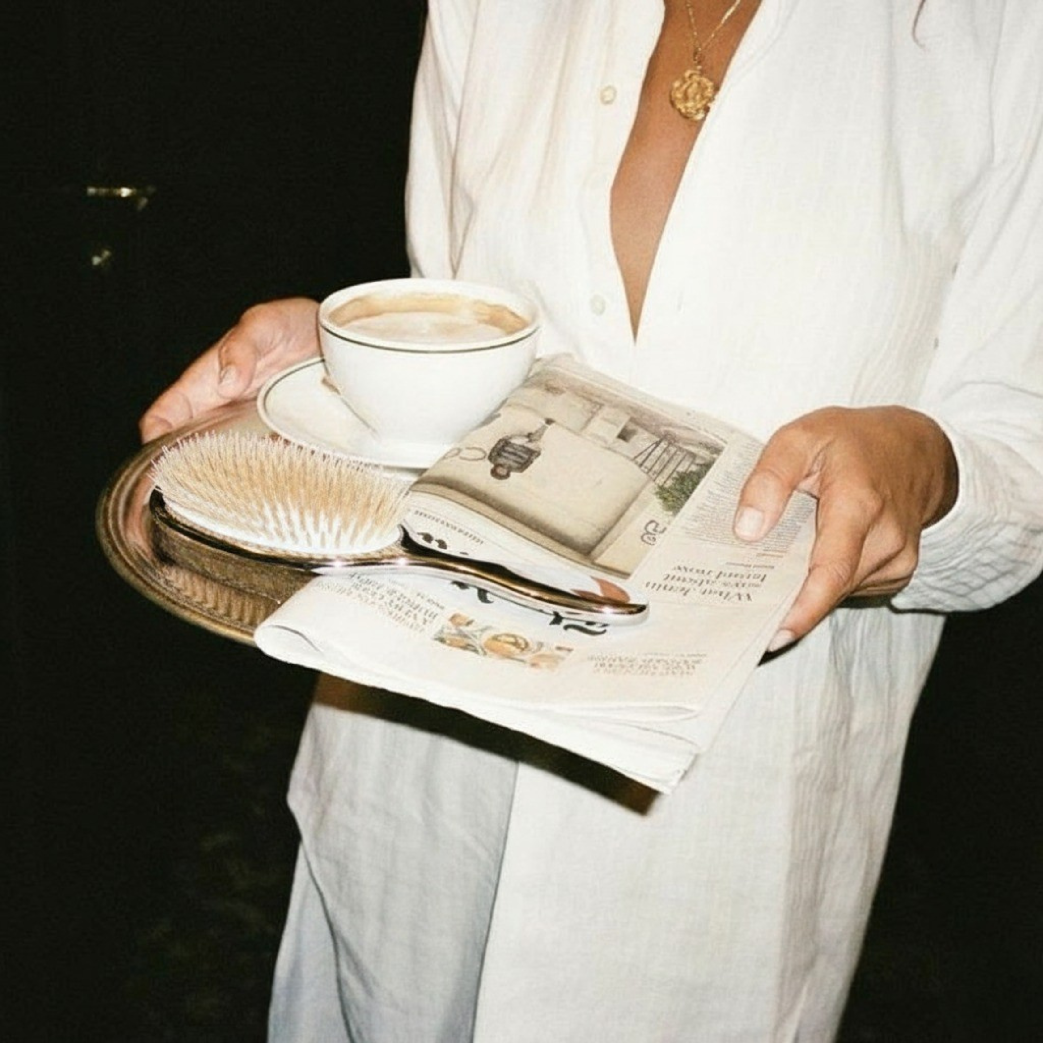 Premium Boar Bristle Hairbrush No.2