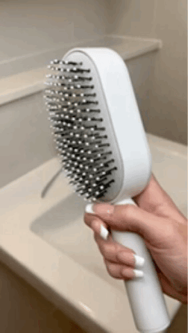 Archaic Want Gain control self cleaning hair brush gif - sharevestors.com